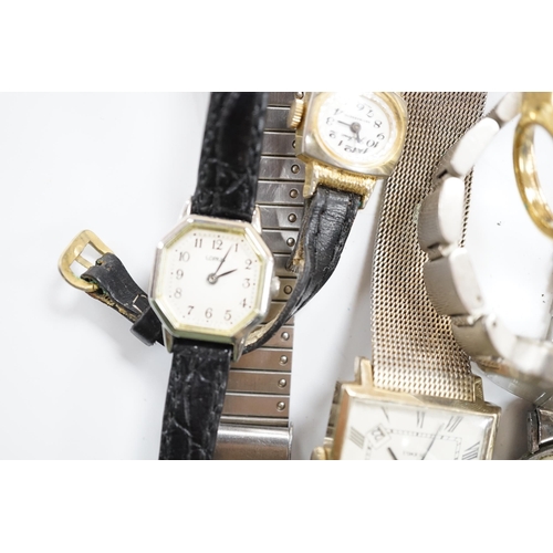 966 - A large quantity of assorted mainly modern wrist watches, wrist and pocket movements, straps, bracel... 