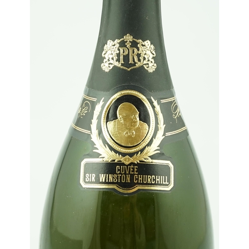 64 - A magnum of champagne Pol Roger Cuvée Sir Winston Churchill 1975, in original box