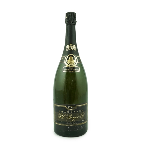 65 - A magnum of champagne Pol Roger Cuvée Sir Winston Churchill 1975, in original box