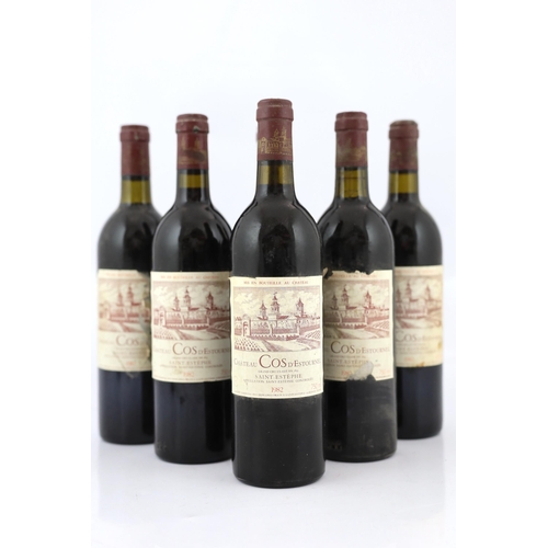 66 - Six bottles of Chateau Cos D'Estournel, Saint Estephe, 1982