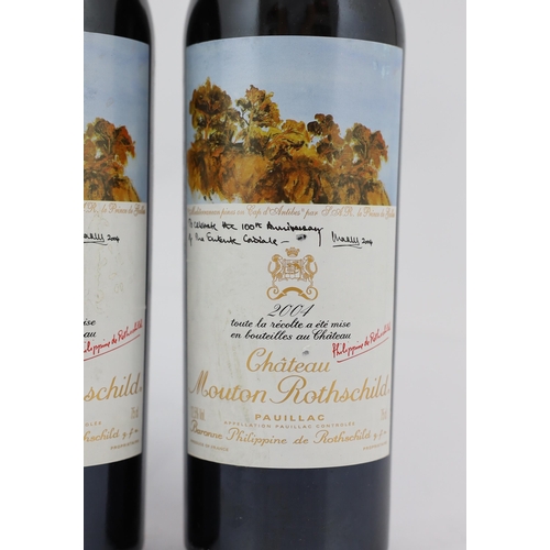 67 - Two bottles of Chateau Mouton Rothschild, 2004