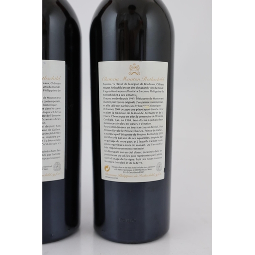 67 - Two bottles of Chateau Mouton Rothschild, 2004