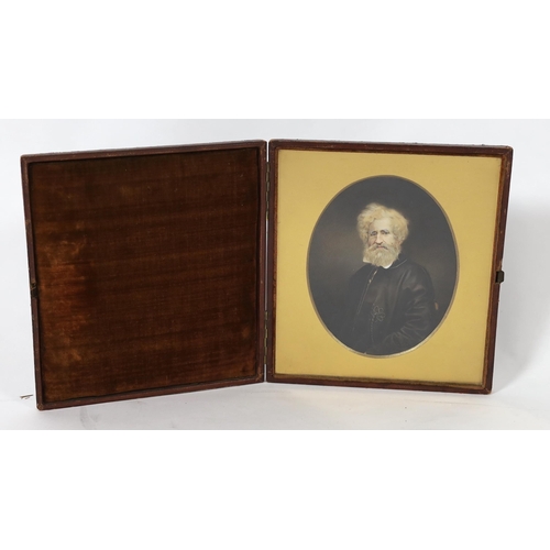 72 - William Edward Kilburn (1818-1891), William Edward Kilburn (1818-1891), an overpainted albumen print... 