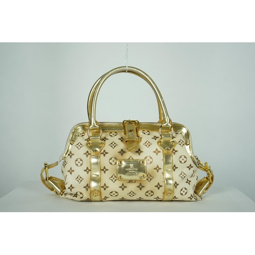 1006 - A vintage Louis Vuitton Theda beige and brown Monogram bag, celebrating 50 years of Louis Vuitton: S... 