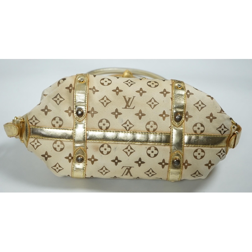 1006 - A vintage Louis Vuitton Theda beige and brown Monogram bag, celebrating 50 years of Louis Vuitton: S... 