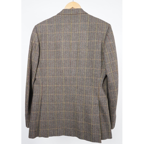 1090 - A Saint Laurent rive gauche gentlemen's wool tweed jacket, approx size 42"