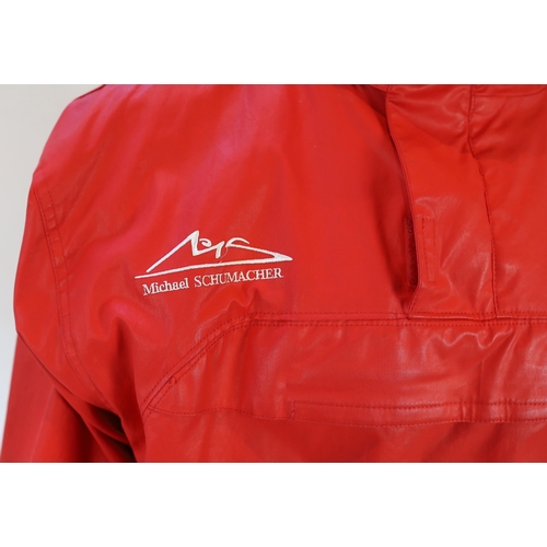 1091 - A Ferrari, Michael Schumacher red pullover jacket, Ferrari official licensed product 03047559, 100% ... 