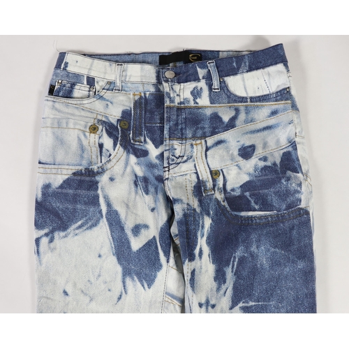 1093 - Two pairs of Just Cavalli lady's jeans, size EU 46