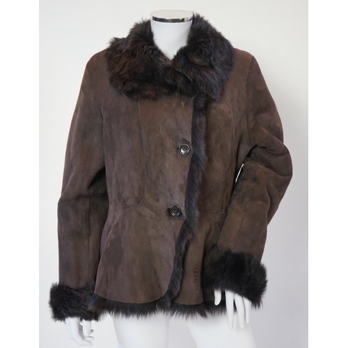 Lk bennett shearling on sale jacket