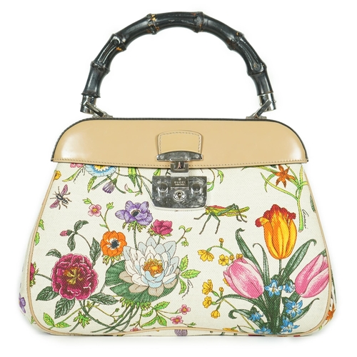 1117 - ** ** A Gucci Chelsea edition Flora Lady Lock handbag, with makers dust bag, proof of purchase and ... 