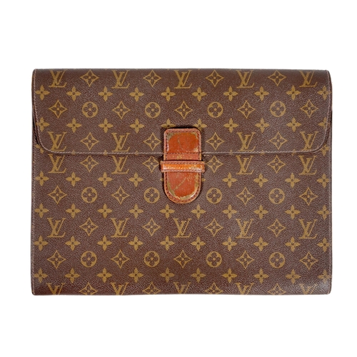 1143 - A Louis Vuitton Monogram canvas Posh Ministre briefcase, Product No. M53445, width 37.5cm, height 29... 