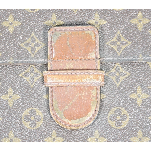 1143 - A Louis Vuitton Monogram canvas Posh Ministre briefcase, Product No. M53445, width 37.5cm, height 29... 