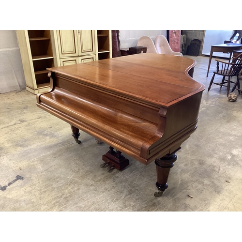 179 - A Schiedmayer rosewood grand piano, circa 1935, length 194cm, width 152cm, height 99cm closed, toget... 