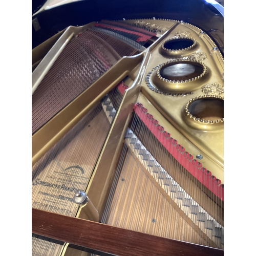 179 - A Schiedmayer rosewood grand piano, circa 1935, length 194cm, width 152cm, height 99cm closed, toget... 