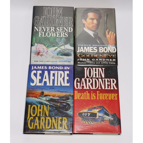 269 - ° ° Gardner, John - Nine James Bond works, all 1st editions, all with d/js, consisting - License to... 