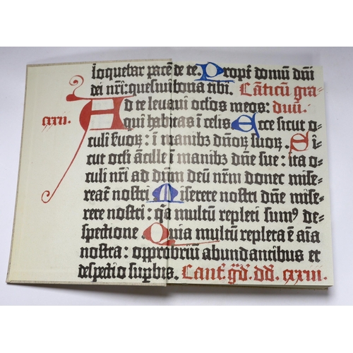 289 - ° ° Fussell, Stephan (editor) - The Gutenberg Bible, 2 vols, a facsimile of the 1454 edition, with a... 