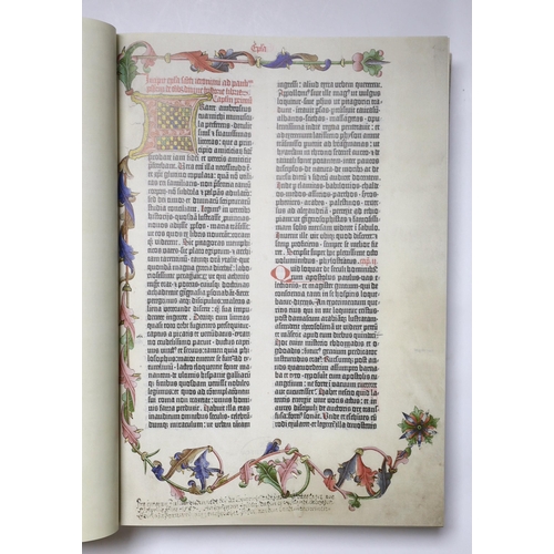 289 - ° ° Fussell, Stephan (editor) - The Gutenberg Bible, 2 vols, a facsimile of the 1454 edition, with a... 