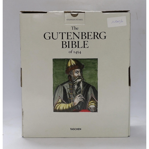 289 - ° ° Fussell, Stephan (editor) - The Gutenberg Bible, 2 vols, a facsimile of the 1454 edition, with a... 