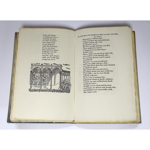 308 - ° ° Bawden, Edward - Ausonius, Decimus Magnus - Patchwork Quilt. Poems by Decimus Magnus Ausonius, d... 