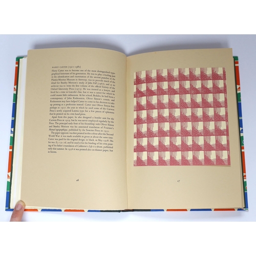 309 - ° ° McKitterick, David - A New Specimen Book of Curwen Pattern papers, limited edition of 335, this ... 