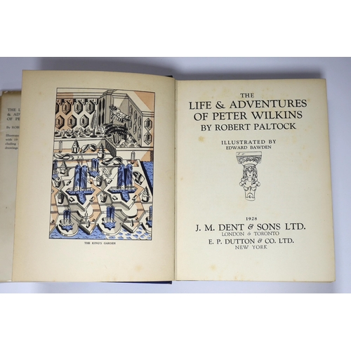 311 - ° ° Bawden, Edward first book as illustrator - Paltock, Peter - The Life and Adventures of Peter Wil... 