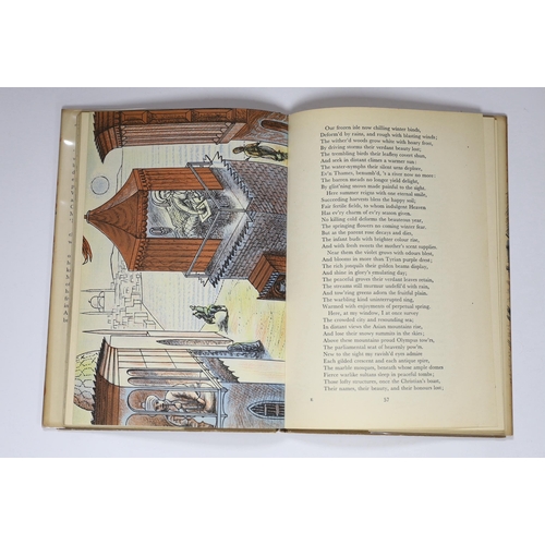 317 - ° ° Thomas, M.G Lloyd (chosen by) - Travellers Verse, inscribed by Edward Bawden to the editor of t... 