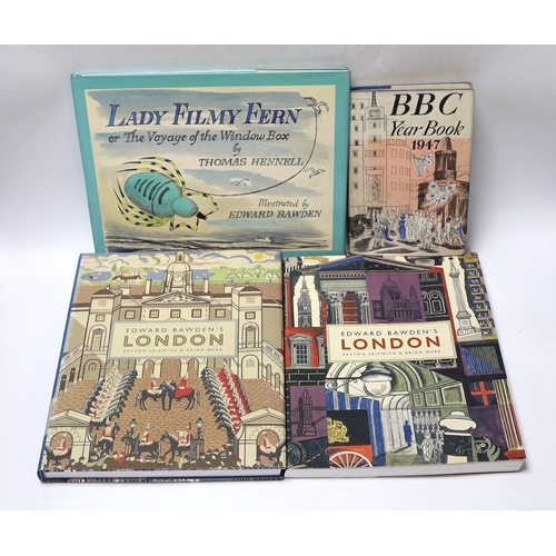 320 - ° ° Bawden, Edward -  8 works with dust jackets and other illustrations by Edward Bawden, consisting... 