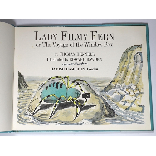 322 - ° ° Bawden, Edward (illustrator) - Hennell, Thomas - Lady Filmy Fern, or The Voyage of the Window Bo... 