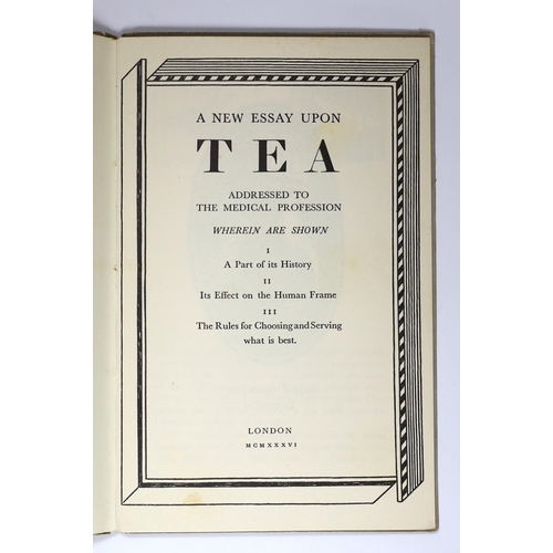 324 - ° ° Bawden, Edward (illustrator) - A New Essay upon Tea, illustrated with 10 drawings (some full pag... 