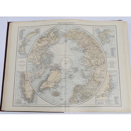 344 - ° ° 'The Times' Atlas. many d-page and other coloured maps, detailed letterpress index; publisher's ... 