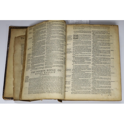 346 - ° ° Bible - Robert Barker's Geneva Version of 1601, but lacking general title. (The Bible:that is, t... 