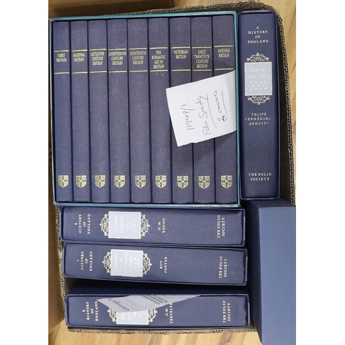 362 - ° ° Folio Society - A miscellany of British History, includes The Cambridge Cultural History of Brit... 