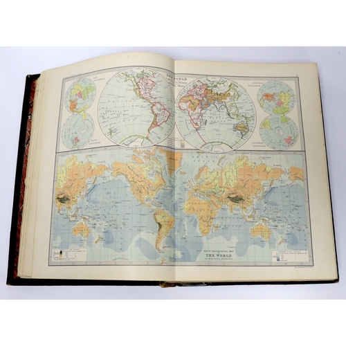 366 - ° ° Bartholomew, John - The Library Reference Atlas of the World. 84 d-page coloured maps; contemp. ... 