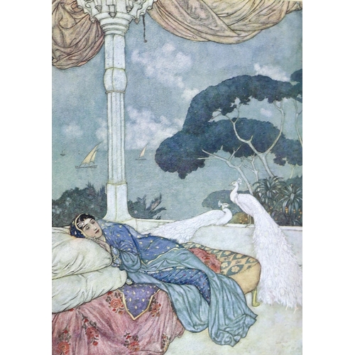 367 - ° ° Fitzgerald, Edward - Rubaiyat of Omar Khayyam...With illustrations by Edmund Dulac. decorated ti... 