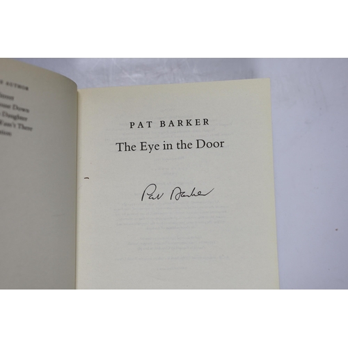 372 - ° ° Barker, Pat - The Regeneration Trilogy, all 1st editions, all signed on titles, all with publish... 