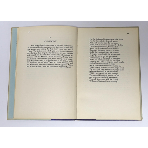 394 - ° ° Dillon, Michael - Poems of Truth, 1st edition, 8vo, purple cloth lettered gilt, in a unclipped d... 