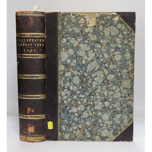 395 - ° ° Bound volumes Illustrated London News: 1847, 1847, 1851, 1869, 1869, quantity of loose issues, 1... 