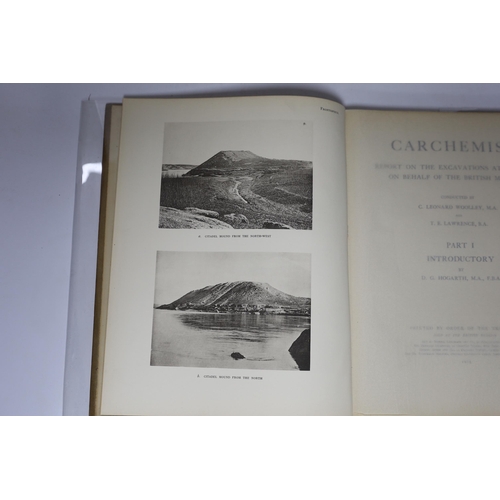 401 - ° ° Lawrence, T.E, Woolley, C.L and Hogarth, D.G (intro) - Carchemish. Report on the Excavations at ... 