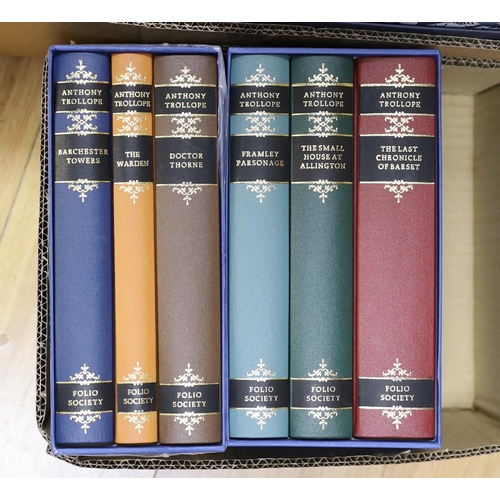 412 - ° ° Folio Society - A Miscellany collection, boxed or slipcased including, six works by Anthony Trol... 