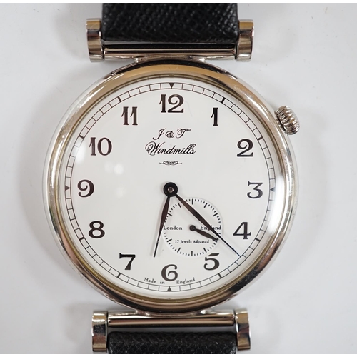 J&T Windmills SV925 white Dial Hand Winding Men\'s Watch_948901 J&T Windmills SV925 Men main image 2