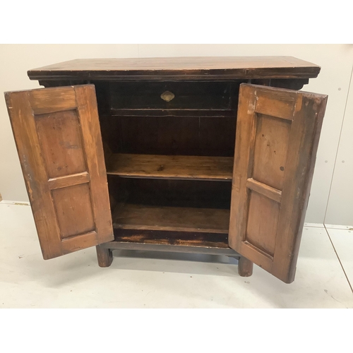 1101 - An India Jane Chinese pine two door side cabinet, width 120cm, depth 55cm, height 107cm