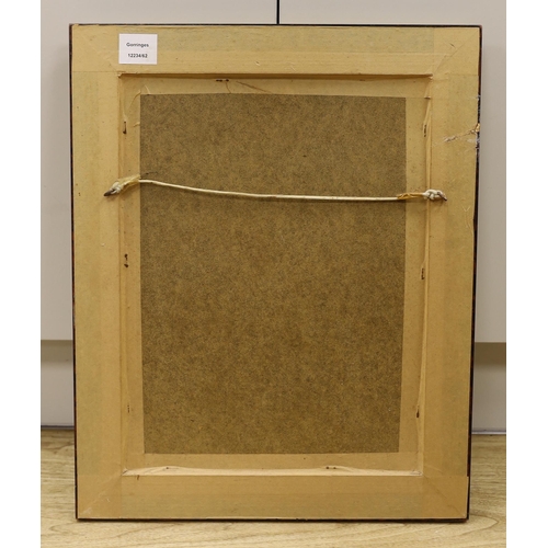 1786 - Oil on canvas, Portrait of a lady with fur collar, possibly a movie star, 42 x 32cm