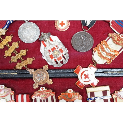 289 - A collection of British Red Cross, etc. medals, awards and memorabilia including medals in original ... 