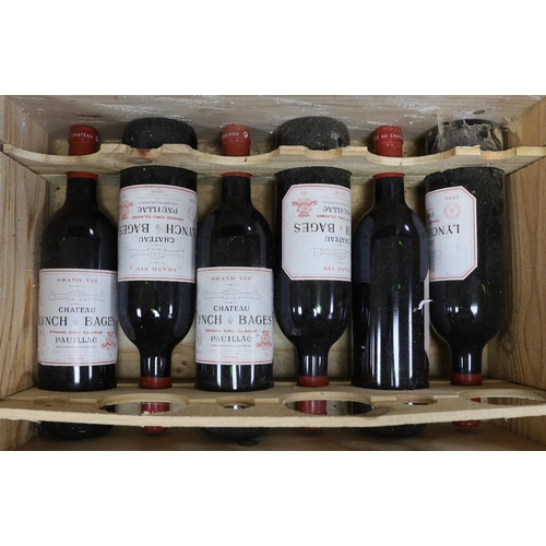 325 - Seven bottles of Chateau, Lynch Bages, Pauillac 1998