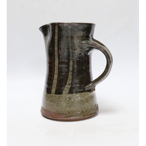 341 - A David Leach Studio jug, 17cm