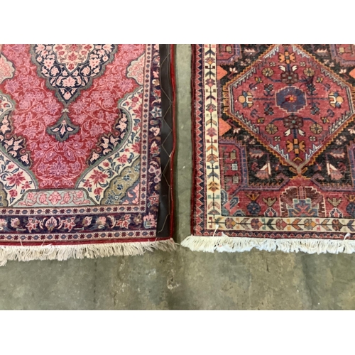 4 - Two North West Persian rugs, larger 130 x 70cm