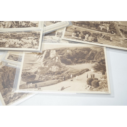 465 - A large quantity of early to mid 20th century postcards of Eastbourne and the surrounding area, all ... 