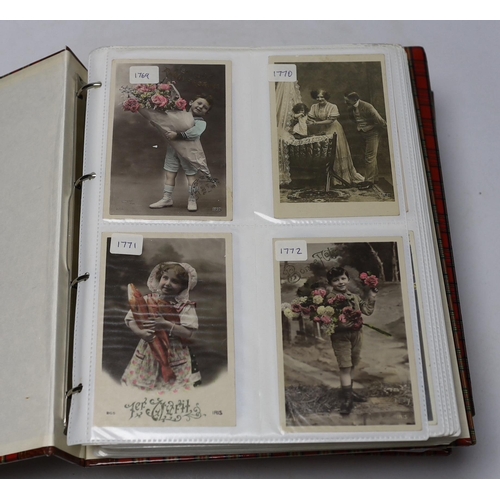 479 - Three albums of French postcards (c.1930)