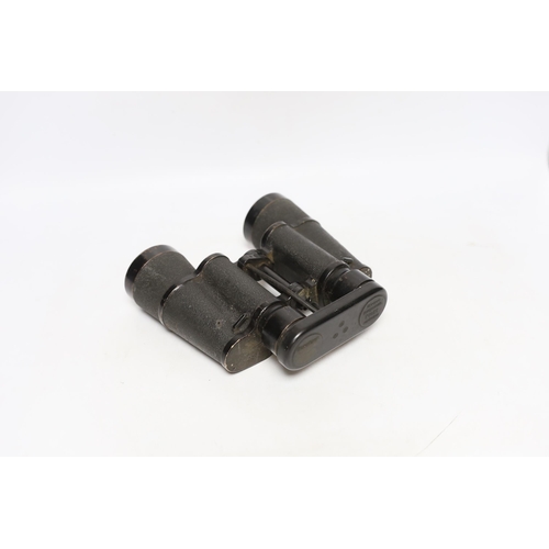 360 - A pair of WWII German 7x50 blc binoculars, a/f