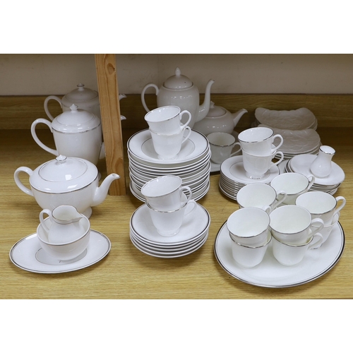 446 - Miscellaneous collection of white bone china tea service (Royal Worcester, Royal Doulton and Wedgwoo... 